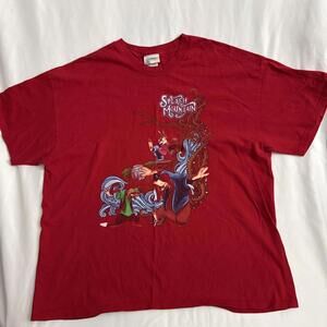 Vintage Disney Splash Mountain Red Shirt Adult 2XL Brer Rabbit Song of the South